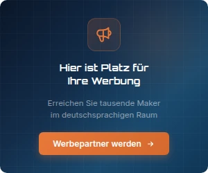Werbeplatz verfuegbar bei 3D AUS DU - Fachportal fuer 3D-Druck