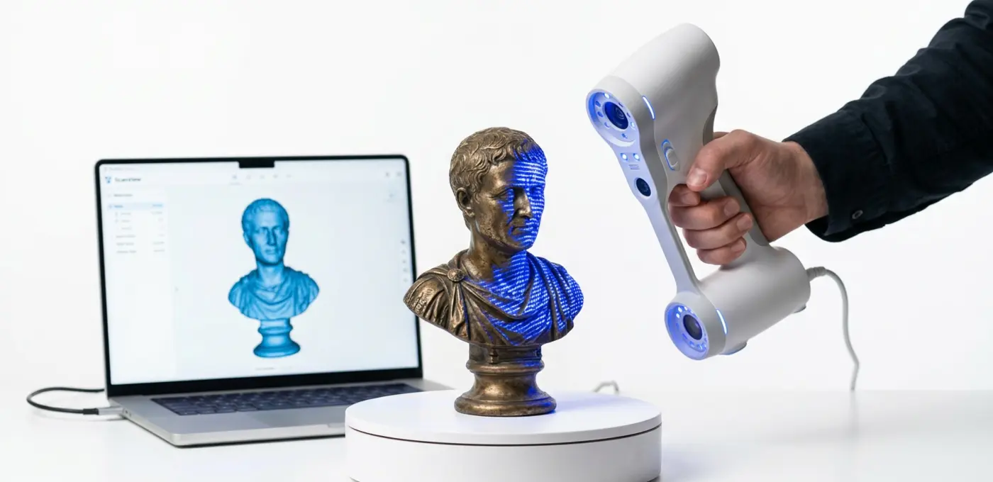 3D scanner deals — handheld and stationary scanners for reverse engineering