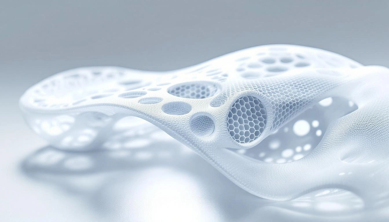 3D-gedruckte Schuhsohle mit Gitterstruktur