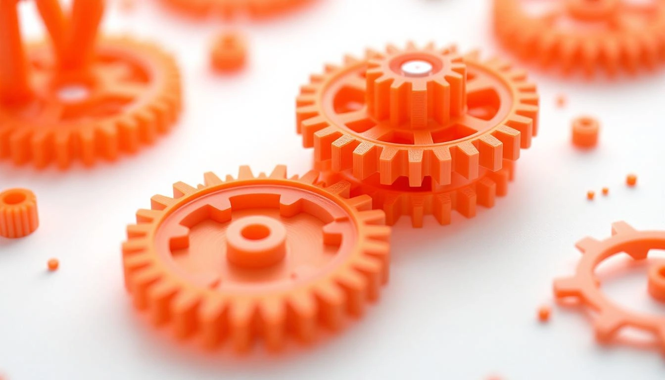 Pr&auml;zise 3D-gedruckte Zahnr&auml;der