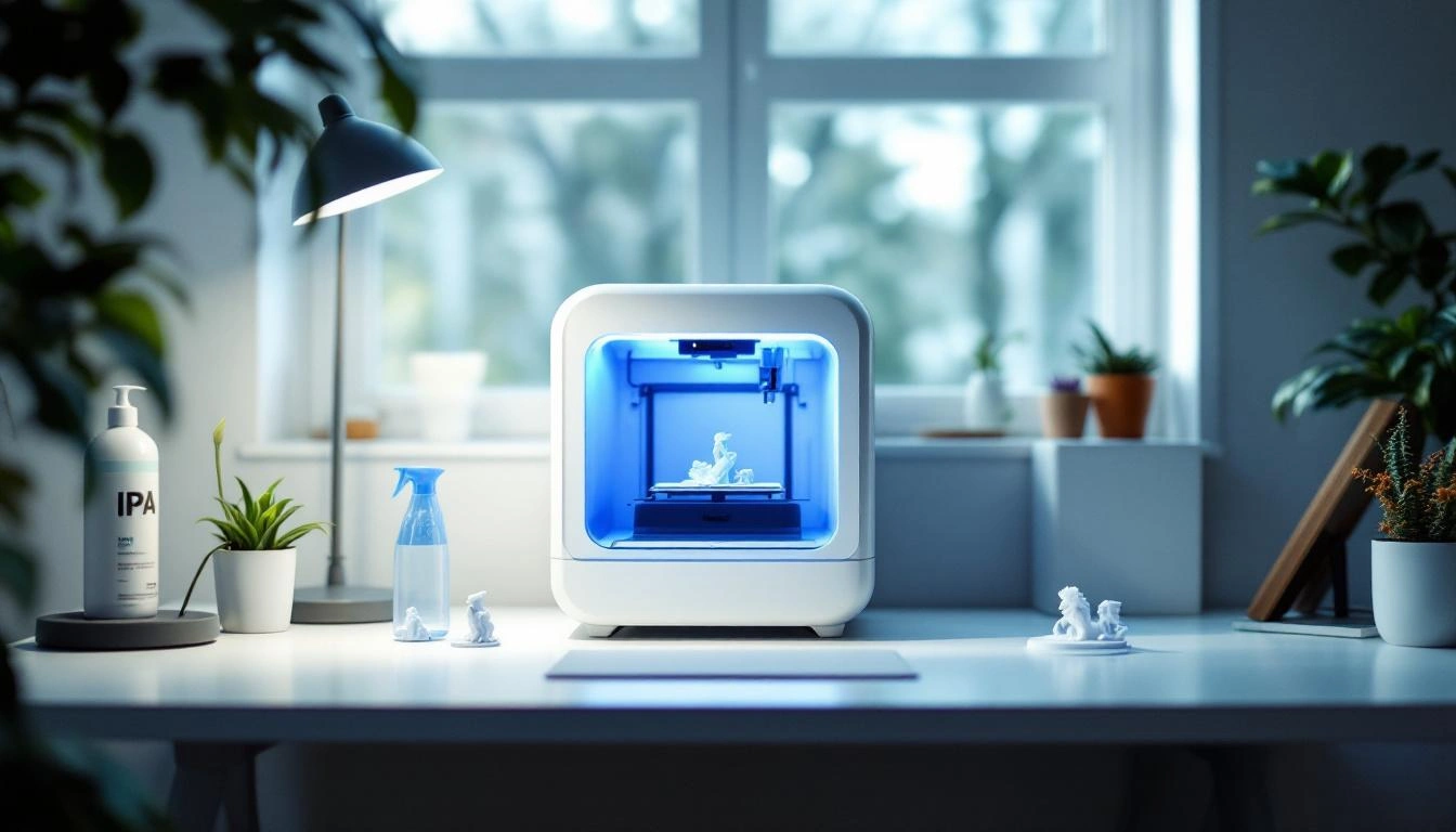 Resin-3D-Drucker mit hochdetailliertem Druckergebnis in feiner Auflösung