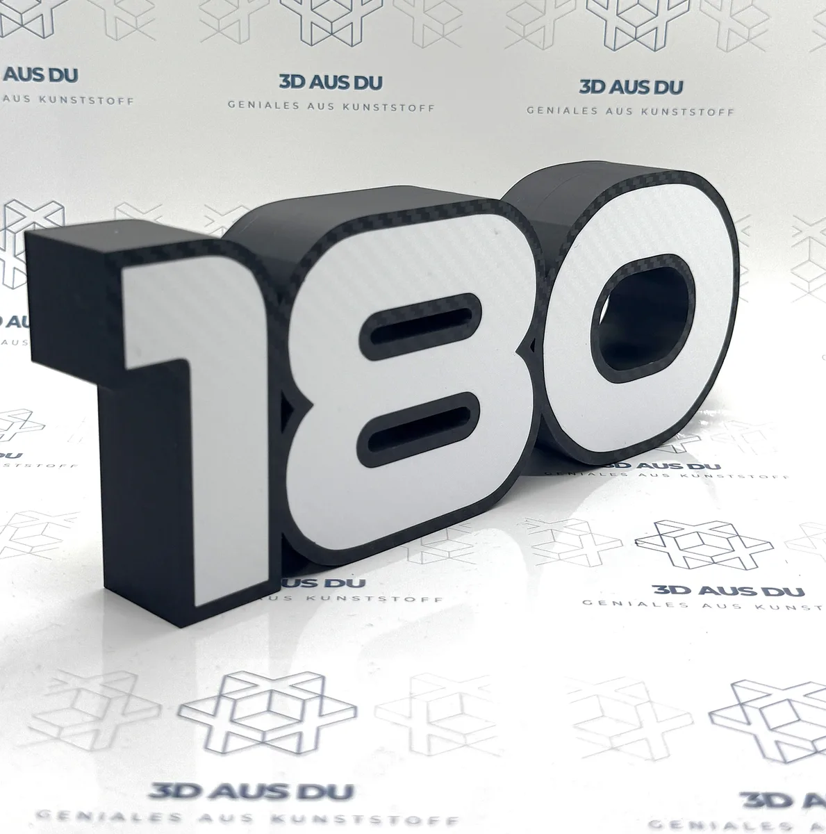 180 in Carbon-Optik für Dartsetup - Bild 2