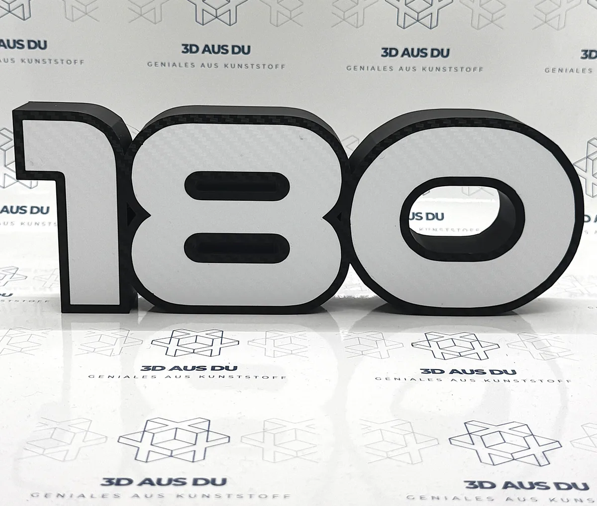 180 in Carbon-Optik für Dartsetup - Bild 3