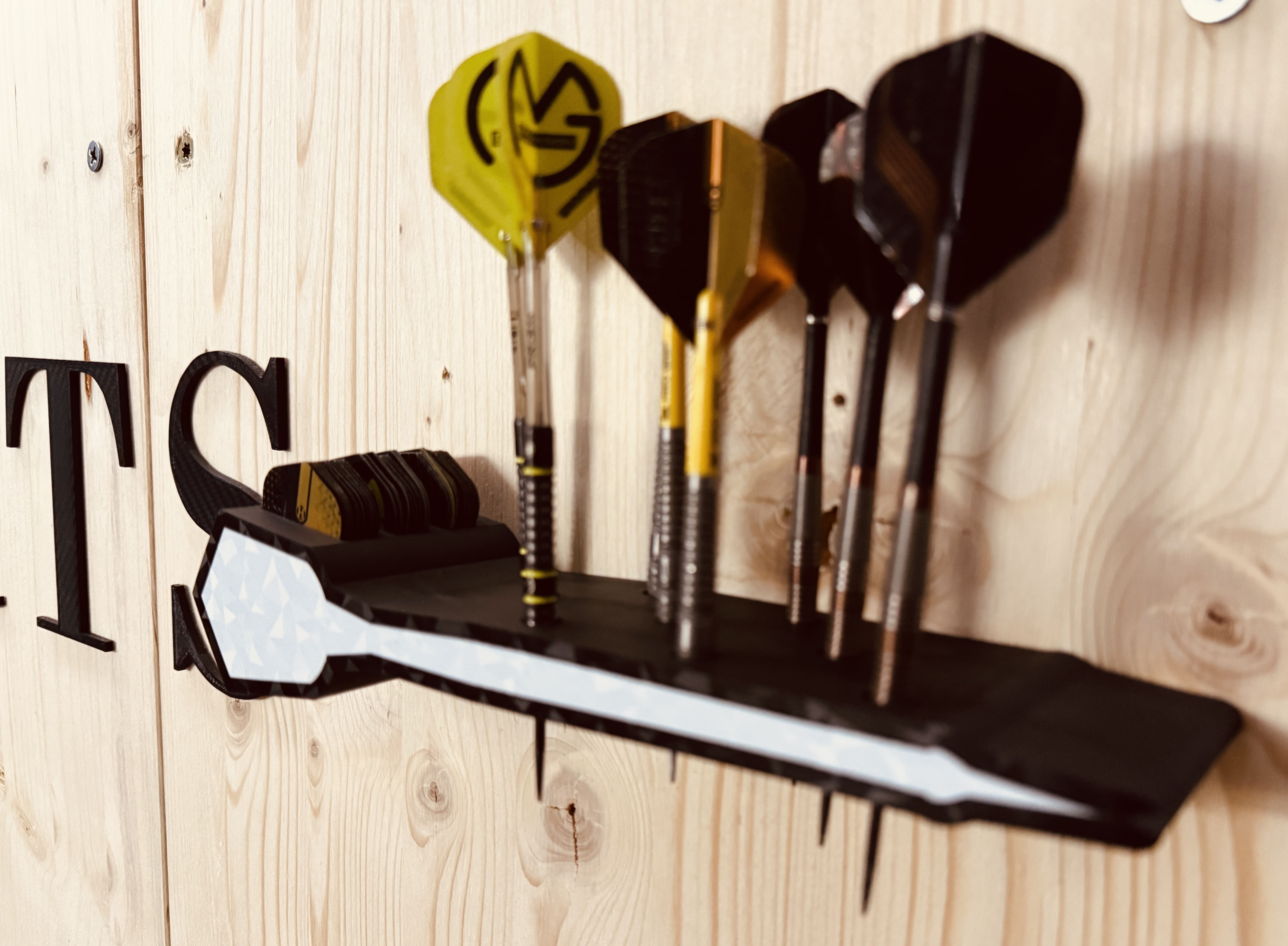 Dartpfeilhalter für 9 Dartpfeile und bis zu 30 Dart Flights - Bild 2