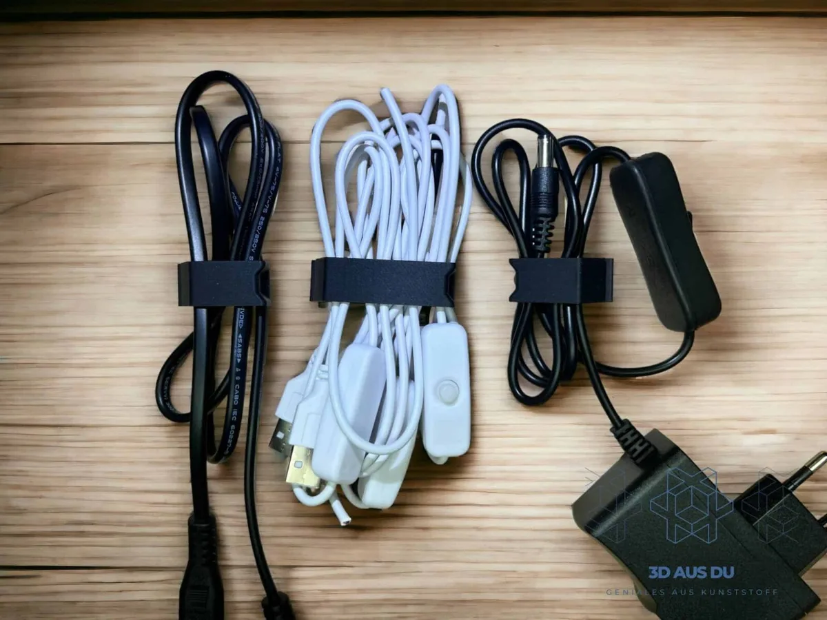 20-er Set praktische Kabelmanager – Kabelsammler - Bild 2