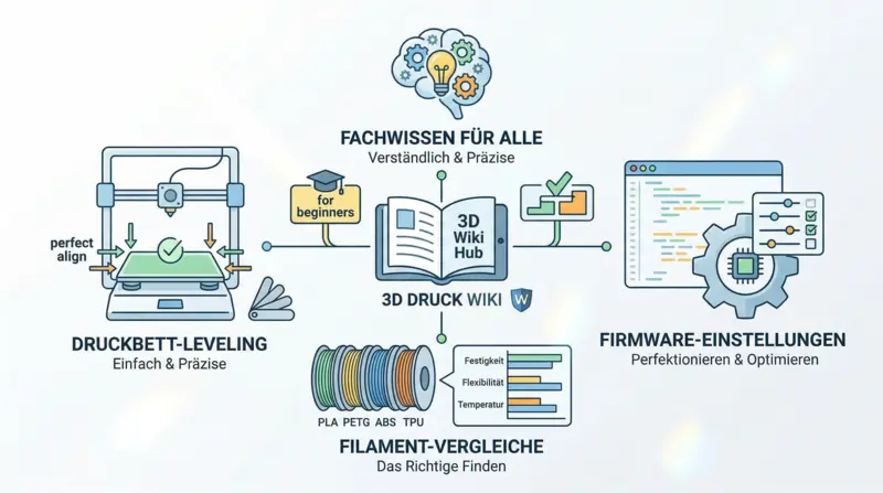 3D printing wiki: expert knowledge on bed leveling, filament comparisons and firmware settings